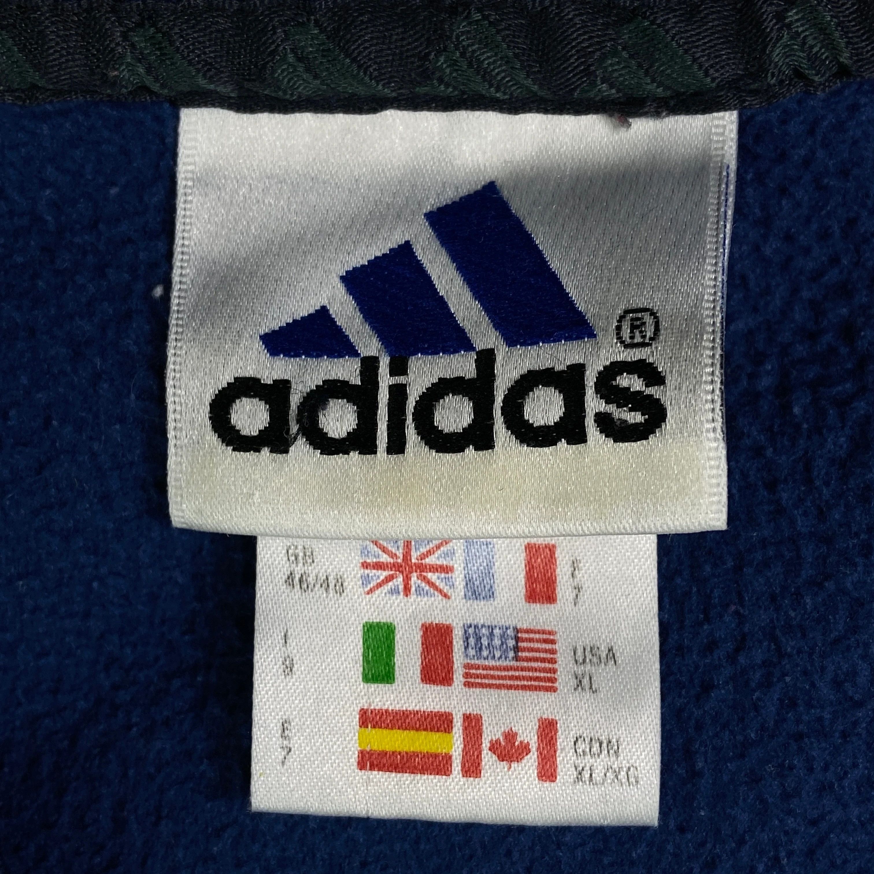 Adidas × Vintage Mens Fleece Sweatshirt Adidas Vintage Blue Size XL Size US XL / EU 56 / 4 - 5 Thumbnail