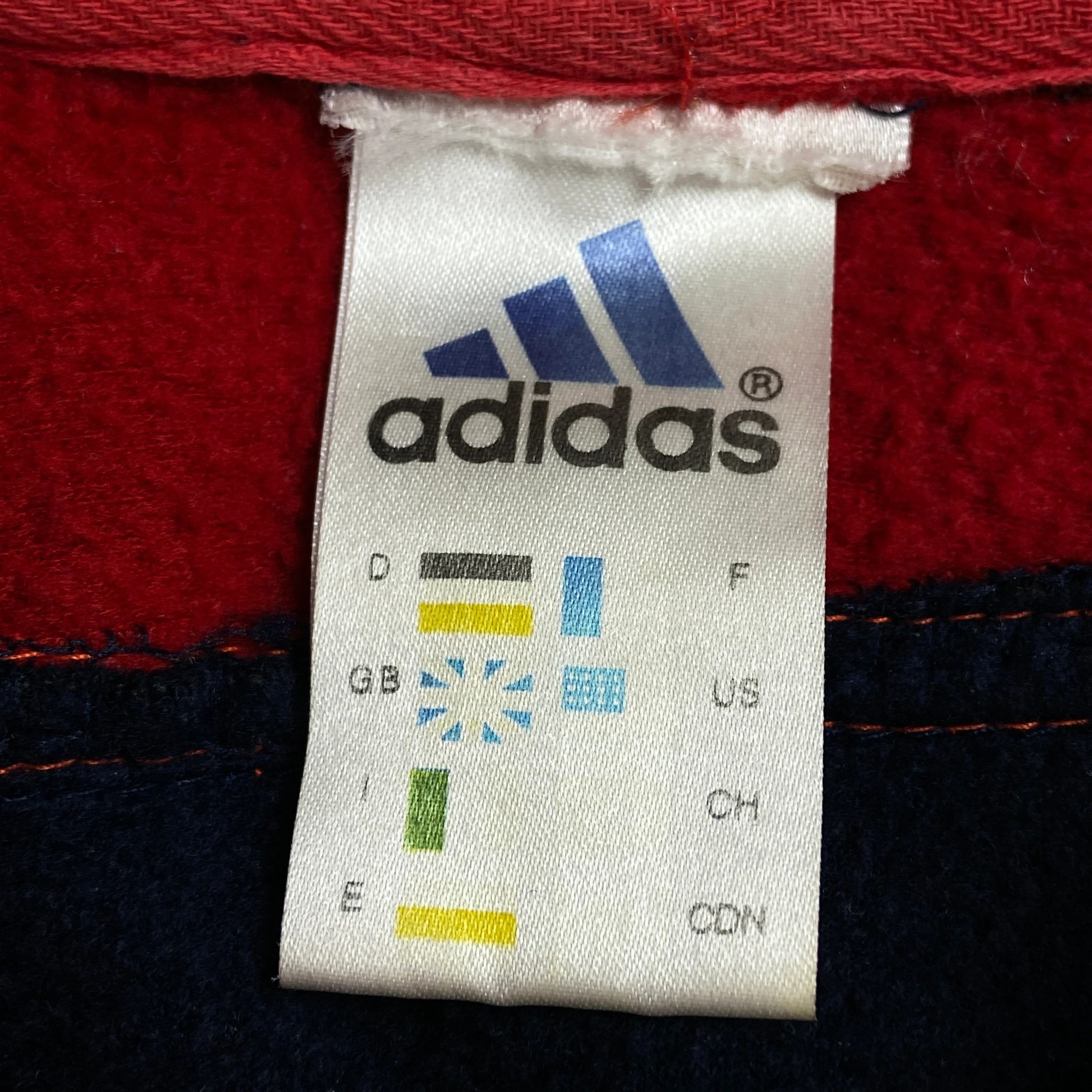 Adidas × Vintage Mens Fleece Sweatshirt Pullover Adidas Size XL Size US XL / EU 56 / 4 - 4 Thumbnail