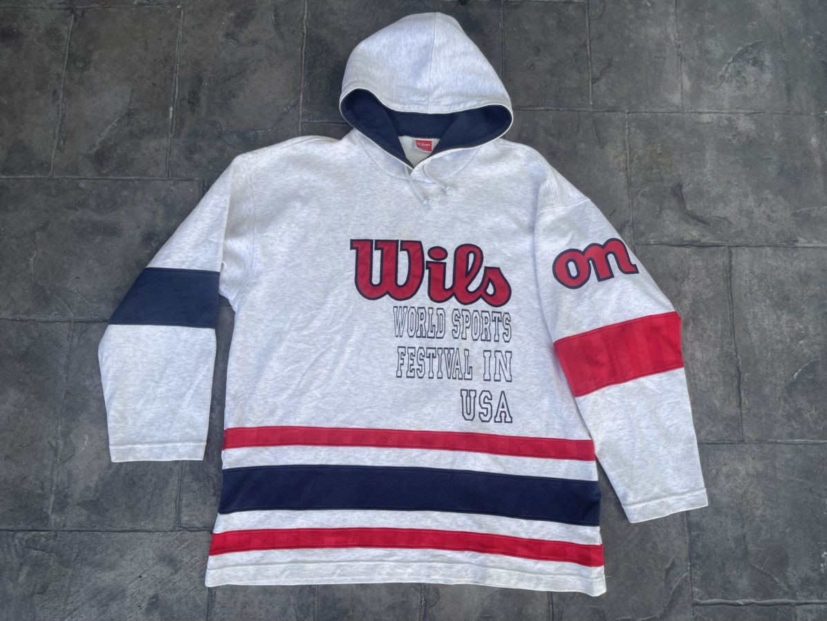 Wilson JAPAN MADE Wilson Made To Win Hoodie Size US L / EU 52-54 / 3 - 1 Thumbnail