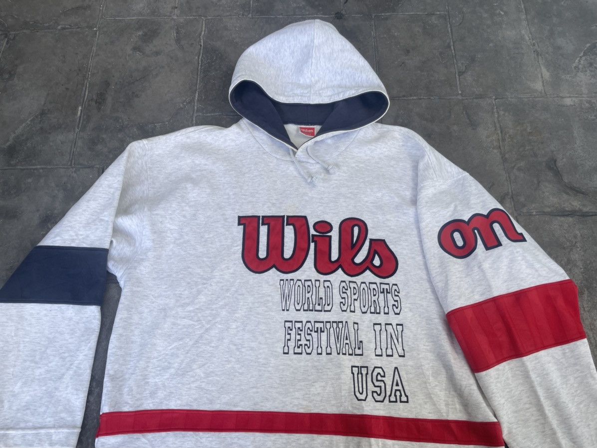 Wilson JAPAN MADE Wilson Made To Win Hoodie Size US L / EU 52-54 / 3 - 3 Thumbnail