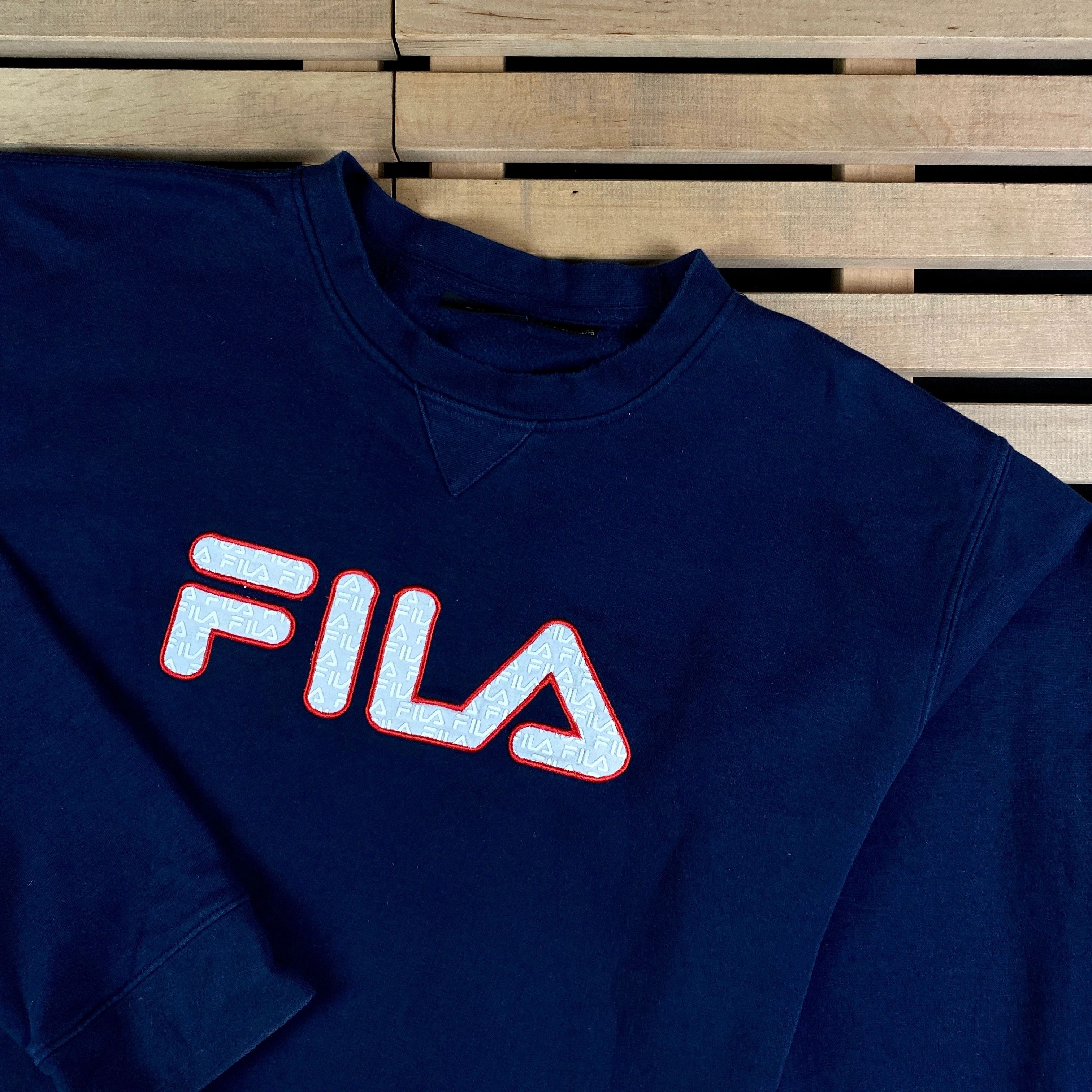 Fila × Vintage Mens Sweatshirt Fila Vintage Size XL Size US XL / EU 56 / 4 - 2 Thumbnail