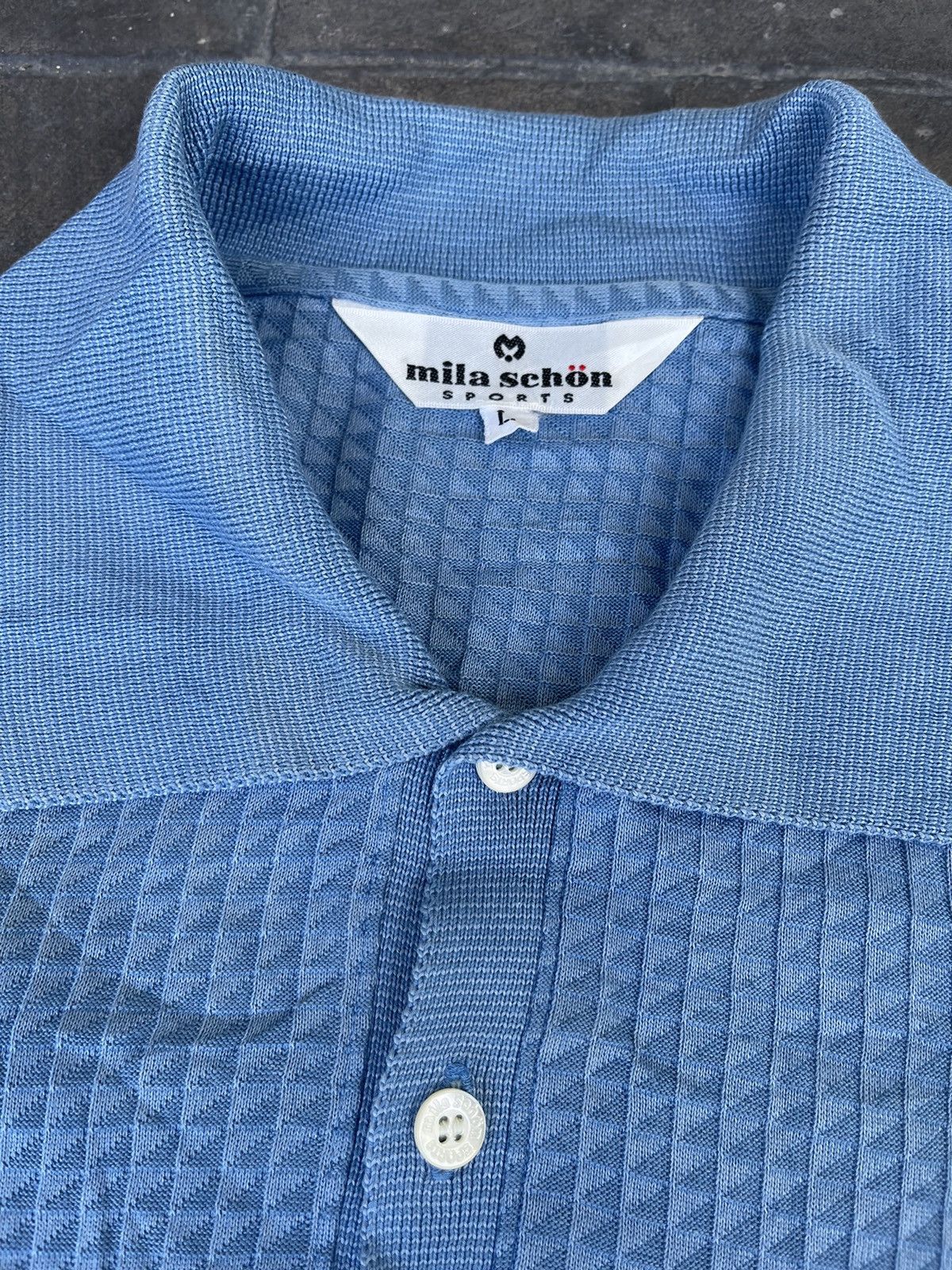 Mila Schon JAPAN MADE Mila Schon Sports Polo Size US L / EU 52-54 / 3 - 3 Thumbnail