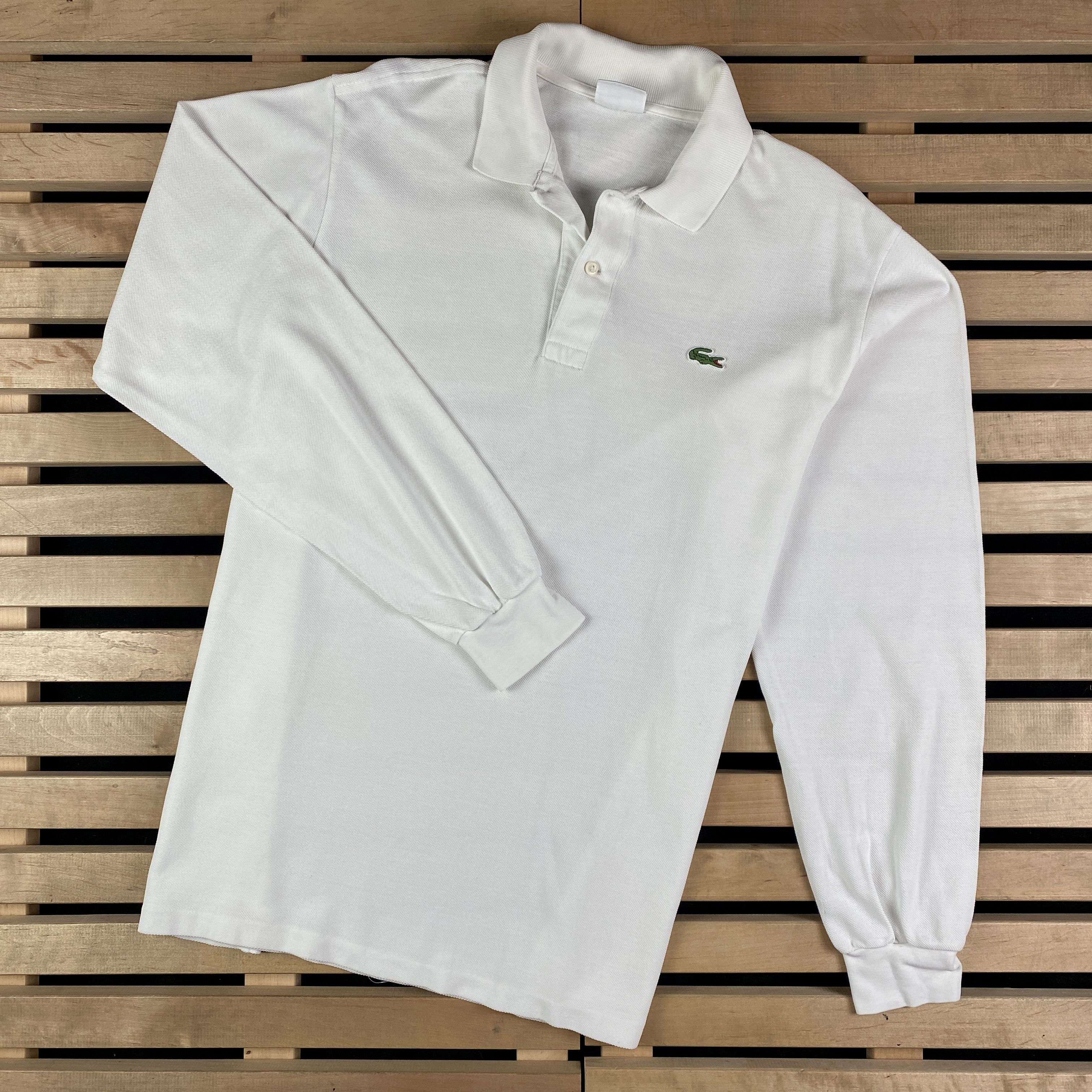 Lacoste × Vintage Men’s Rugby Sweatshirt Long Sleeve Lacoste Vintage Size 5 Size US XL / EU 56 / 4 - 1 Thumbnail