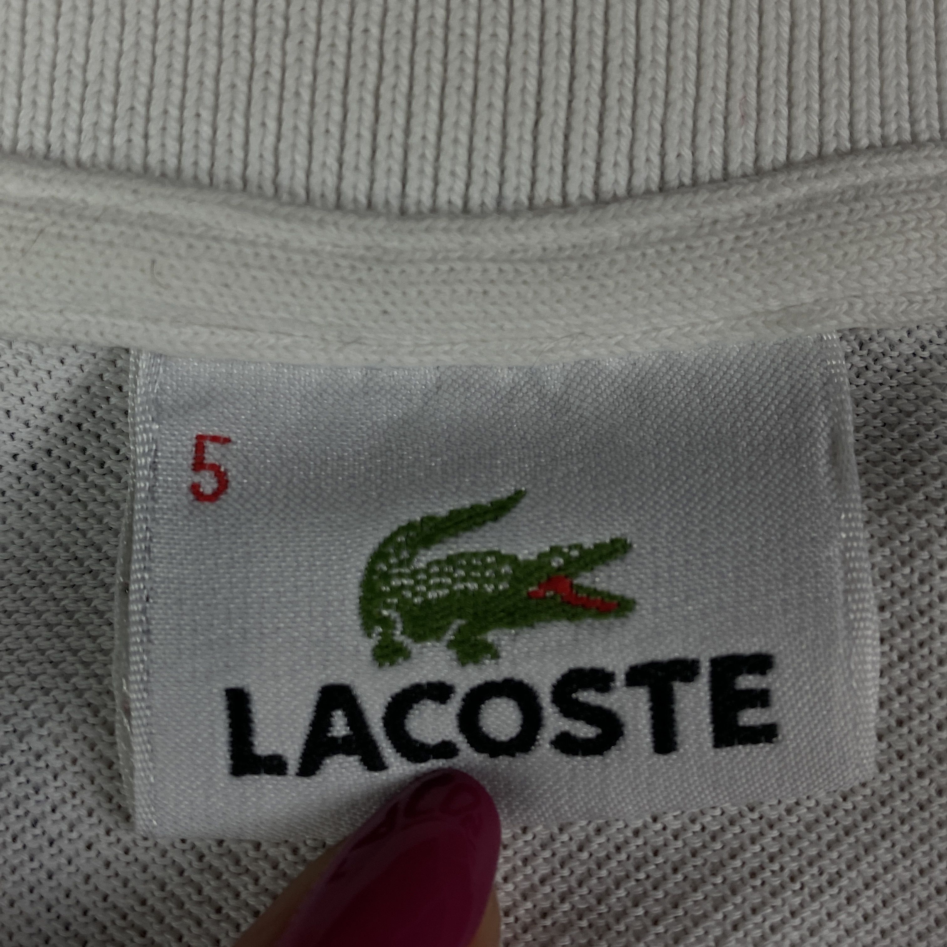 Lacoste × Vintage Men’s Rugby Sweatshirt Long Sleeve Lacoste Vintage Size 5 Size US XL / EU 56 / 4 - 4 Thumbnail
