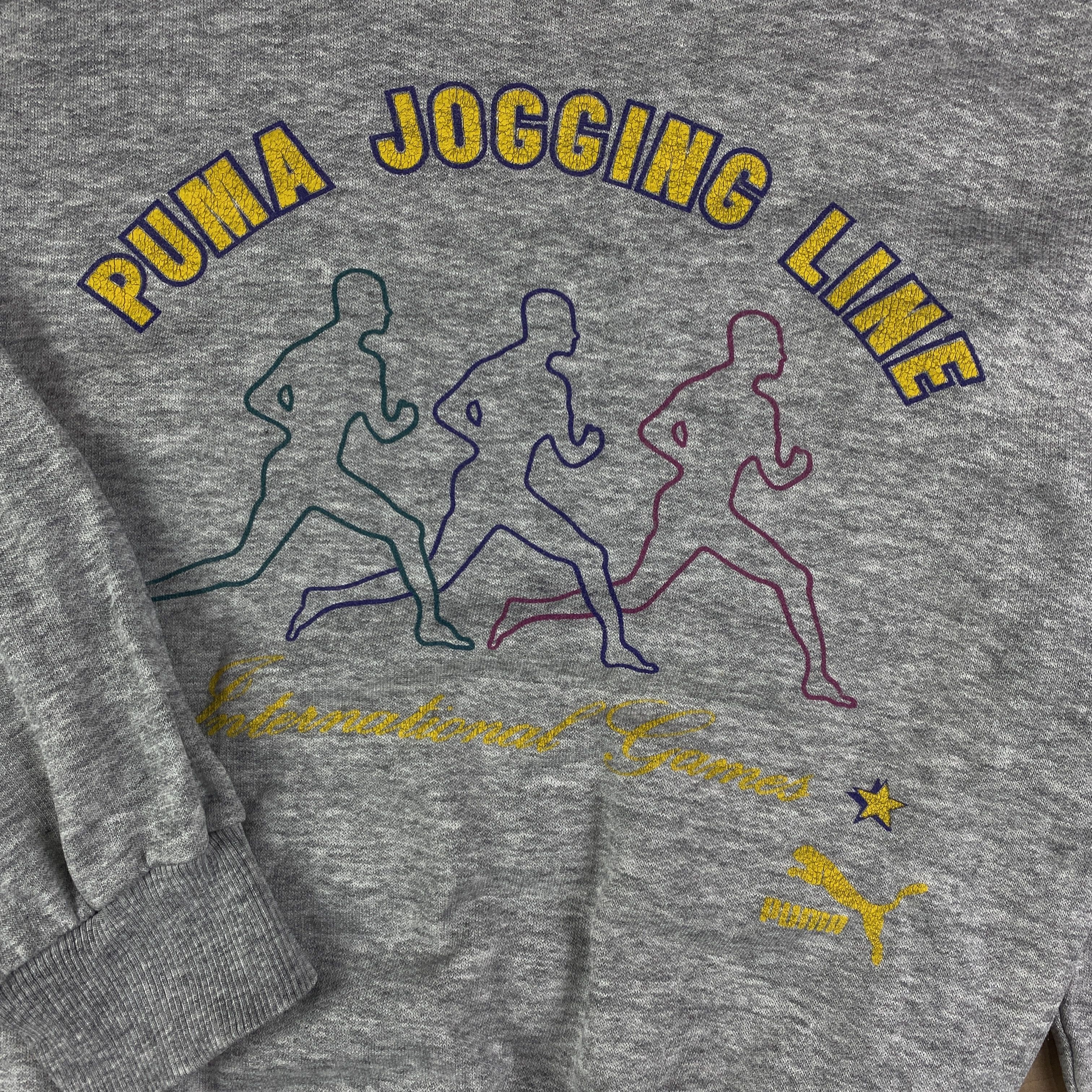 Puma × Vintage Mens Sweatshirt Puma Vintage Jogging Line Size XL Size US XL / EU 56 / 4 - 5 Thumbnail