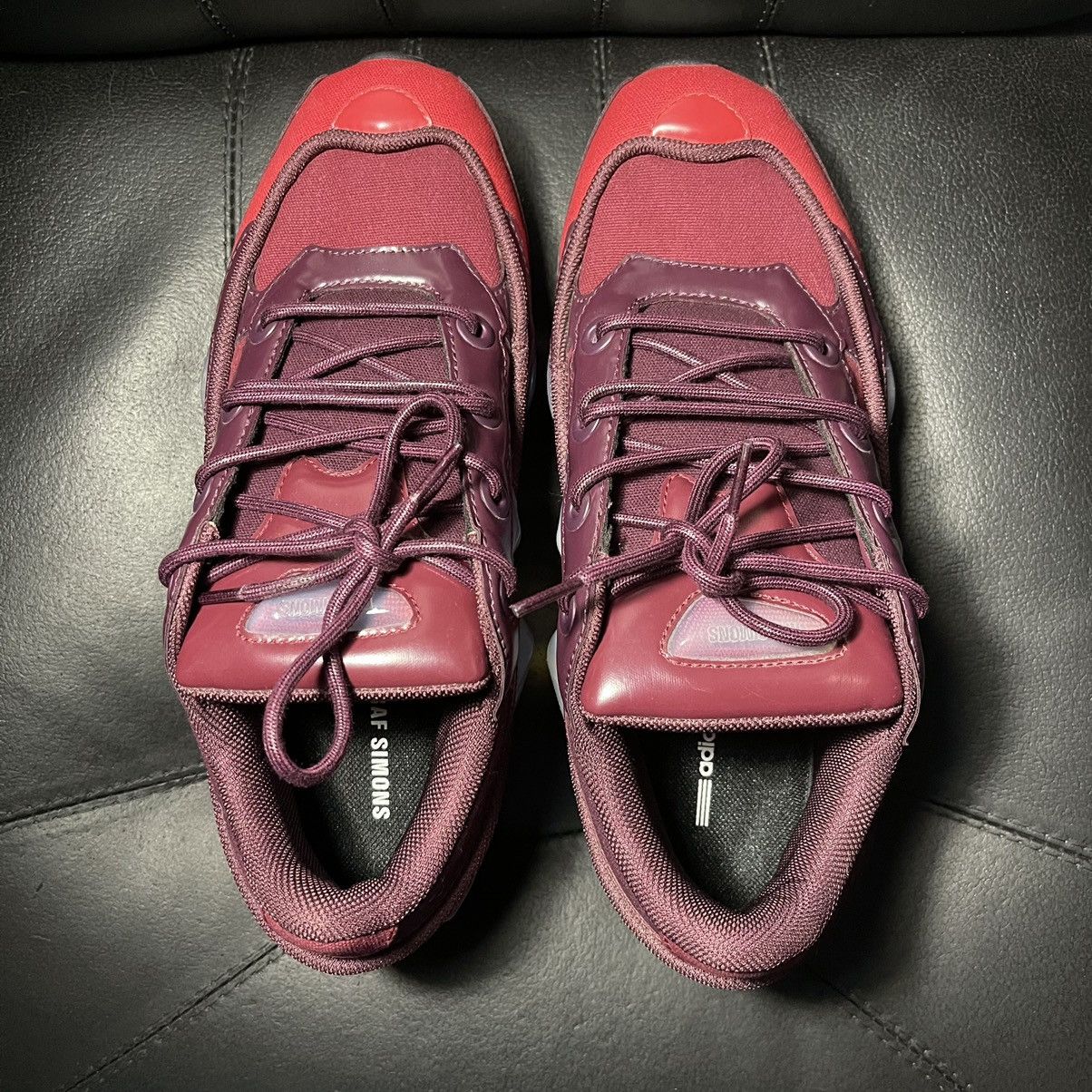 Adidas × Raf Simons Raf Simons x Ozweego 3 Burgundy Size US 10 / EU 43 - 7 Thumbnail