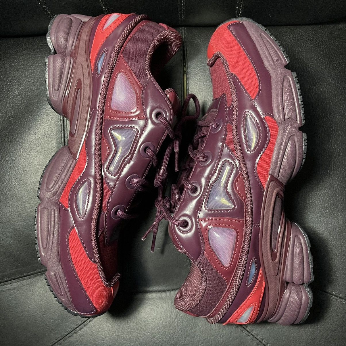 Adidas × Raf Simons Raf Simons x Ozweego 3 Burgundy Size US 10 / EU 43 - 5 Thumbnail