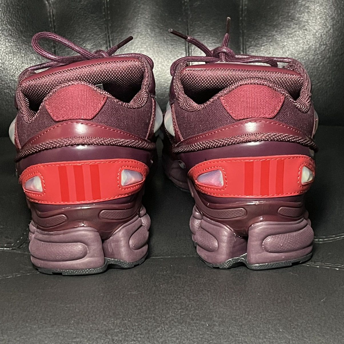 Adidas × Raf Simons Raf Simons x Ozweego 3 Burgundy Size US 10 / EU 43 - 2 Thumbnail