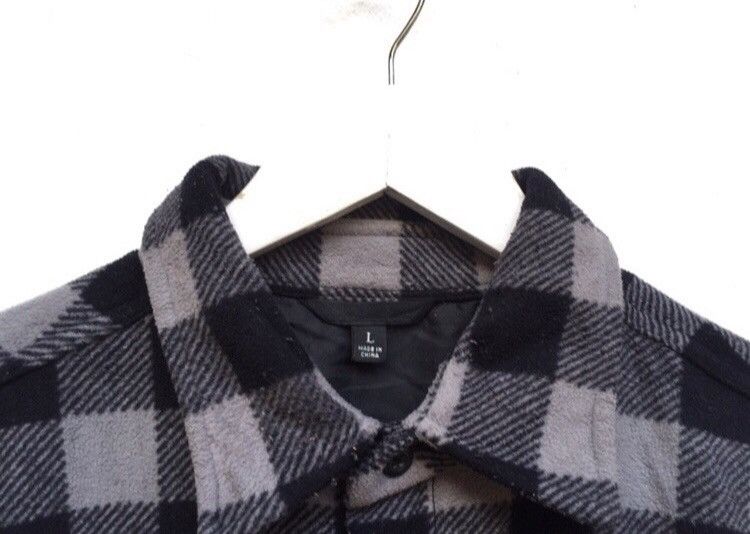 Japanese Brand × Uniqlo 🔥Uniqlo Soft Fleece Button Check Jacket Size US L / EU 52-54 / 3 - 3 Thumbnail