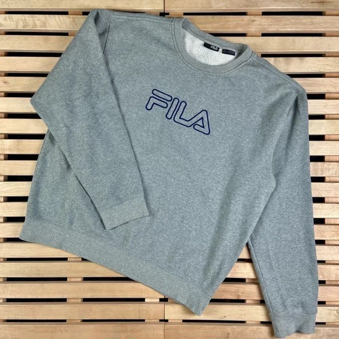 Fila × Vintage Mens Sweatshirt Fila Vintage Big Logo Size XL Size US XL / EU 56 / 4 - 1 Thumbnail