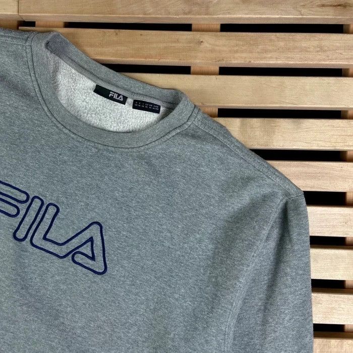 Fila × Vintage Mens Sweatshirt Fila Vintage Big Logo Size XL Size US XL / EU 56 / 4 - 2 Thumbnail