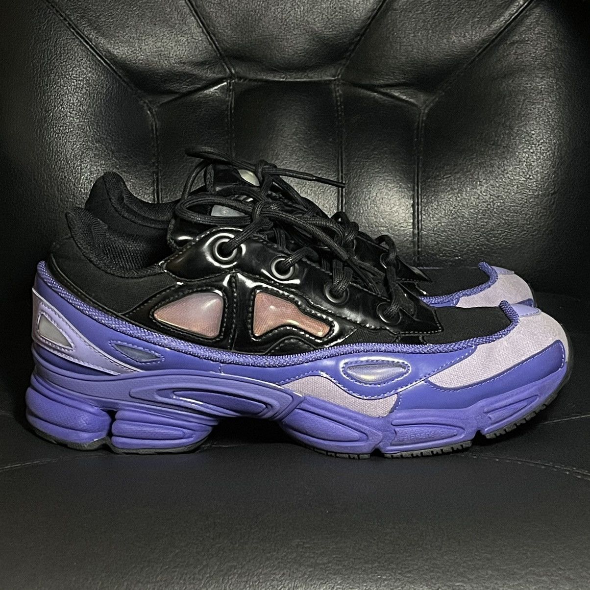 image of Adidas x Raf Simons Ozweego 3 Purple Black Shoes, Men's (Size 10.5)