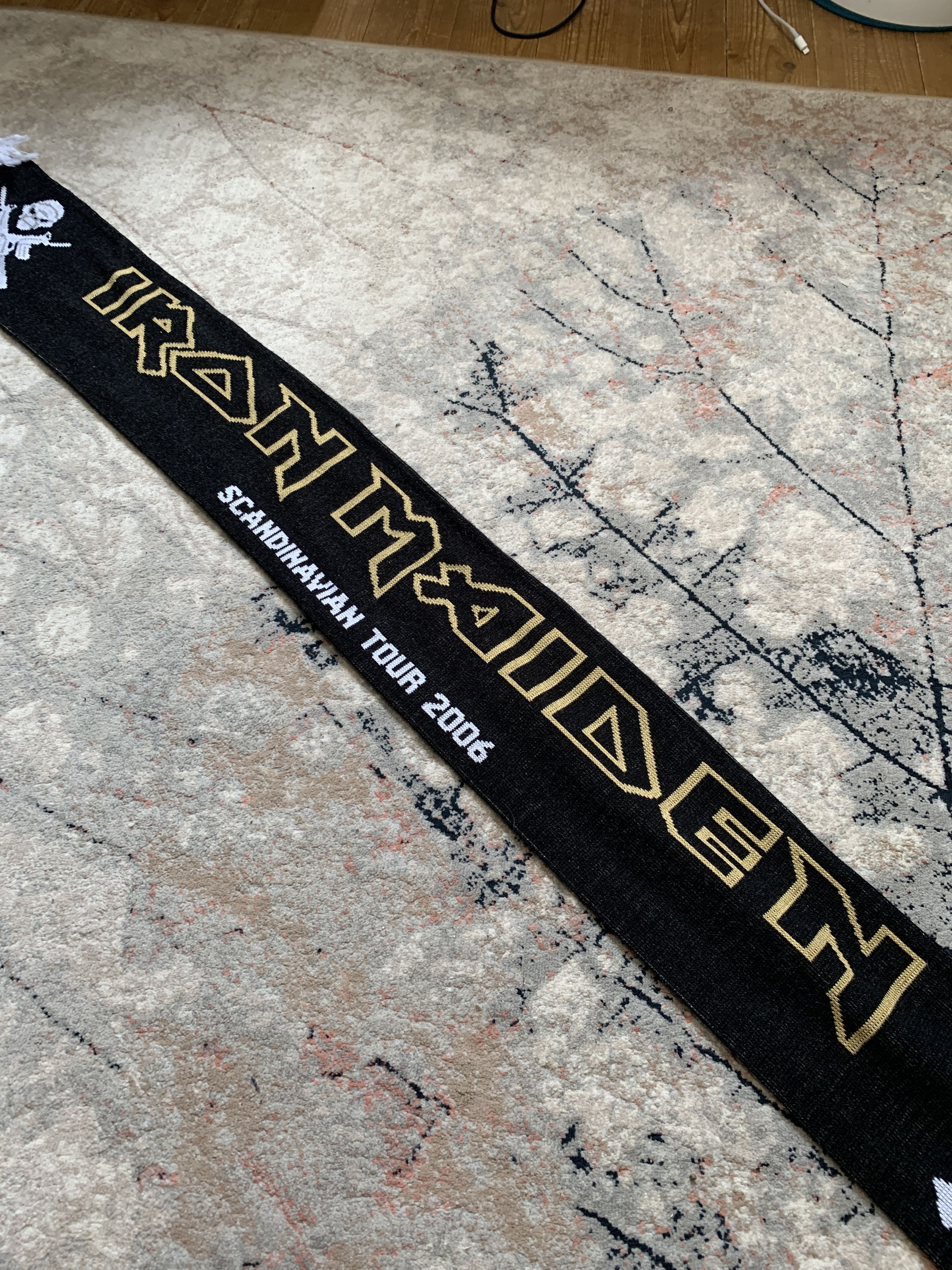 Band Tees × Iron Maiden × Vintage Iron Maiden Scandinavian Tour 2006 Scarf Size ONE SIZE - 5 Thumbnail