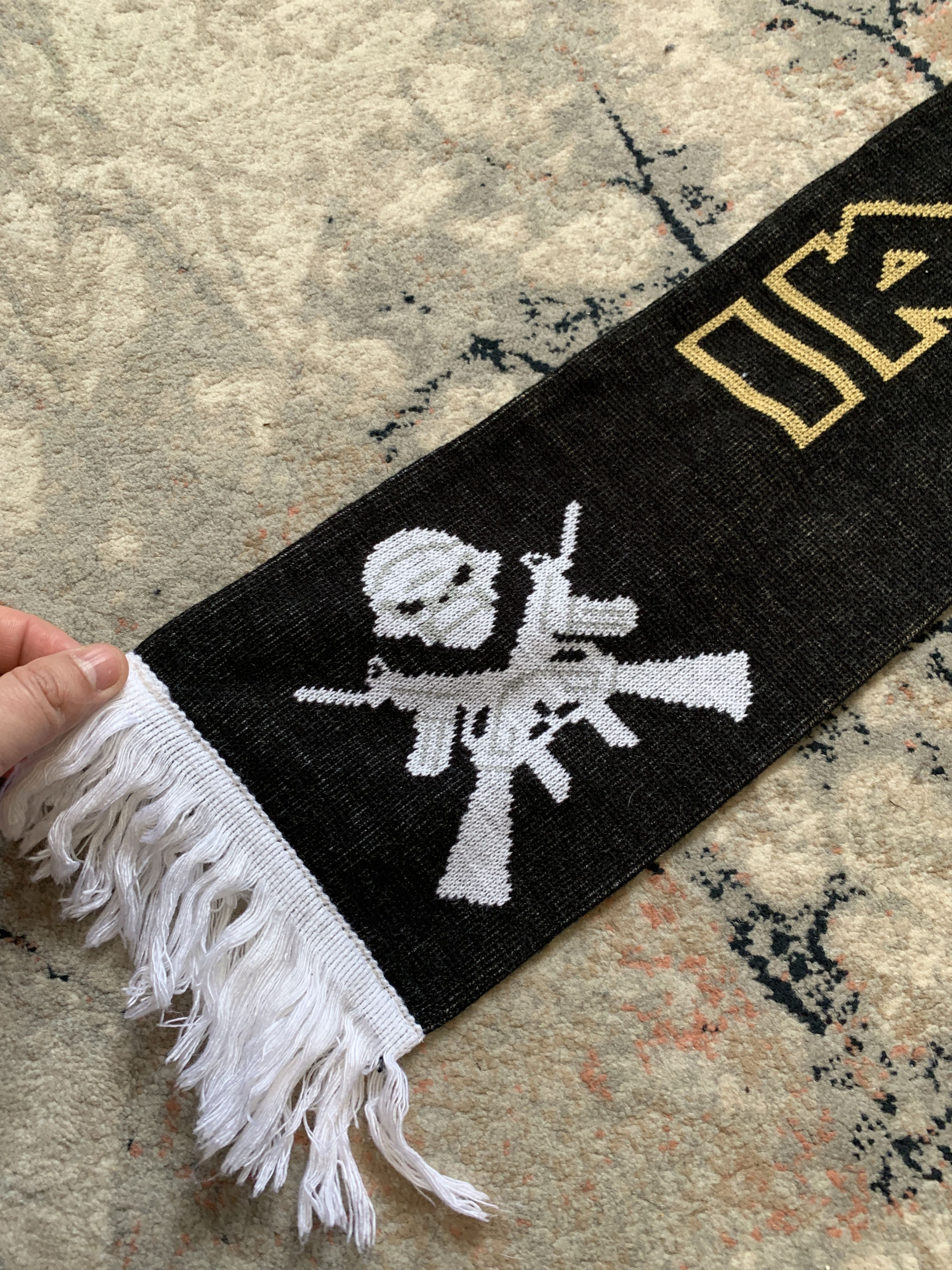 Band Tees × Iron Maiden × Vintage Iron Maiden Scandinavian Tour 2006 Scarf Size ONE SIZE - 2 Thumbnail