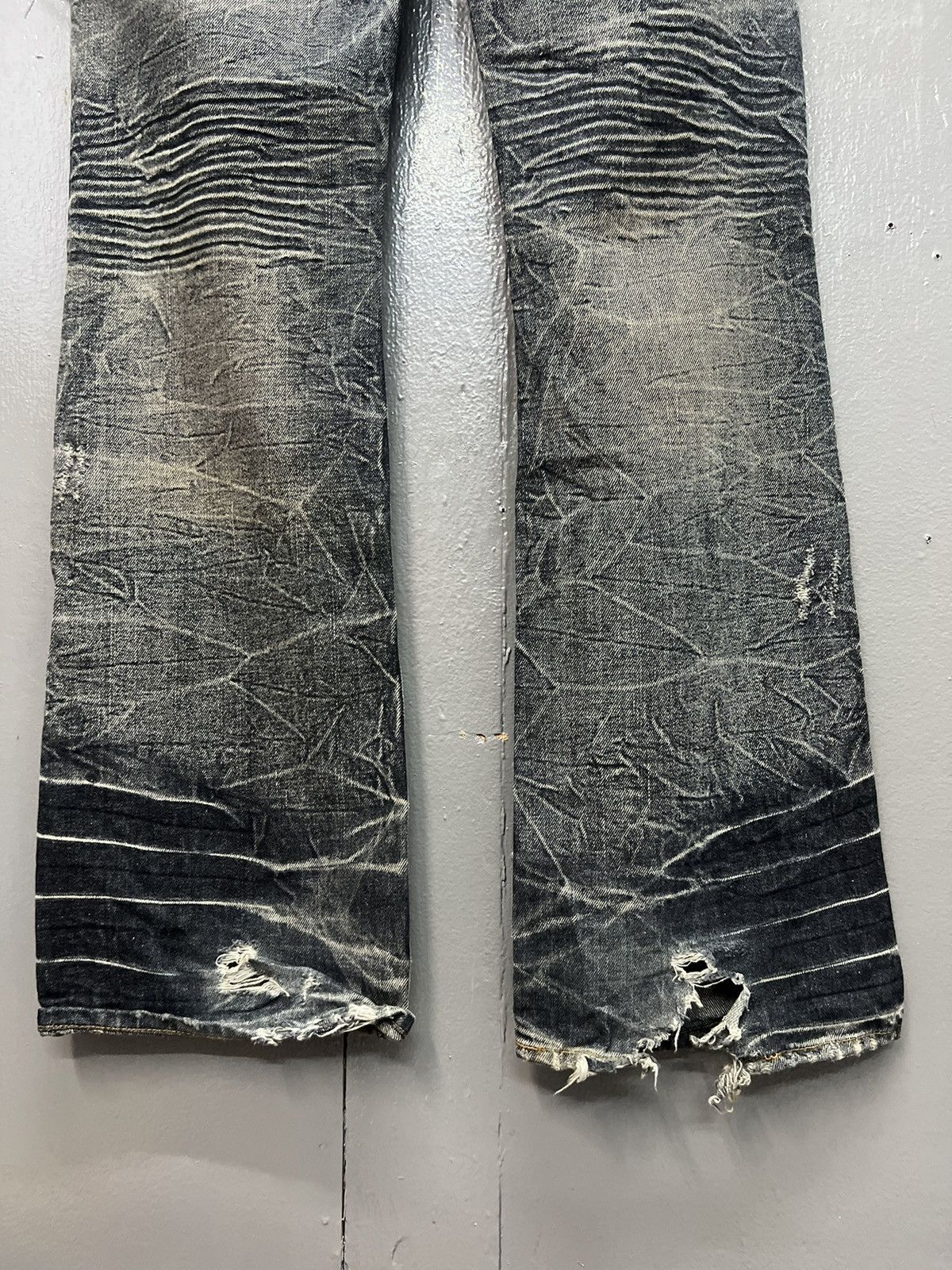 Japanese Brand LOWBOX FLARE DENIM JEANS SIZE 34 Size US 34 / EU 50 - 5 Thumbnail
