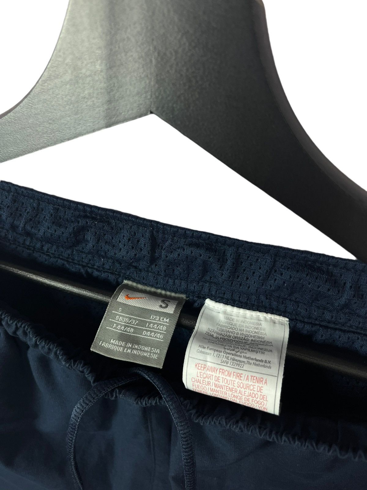 Nike × Vintage Vintage Nile Logo Swoosh y2k Dark Blue Track Pants Size US 30 / EU 46 - 5 Thumbnail