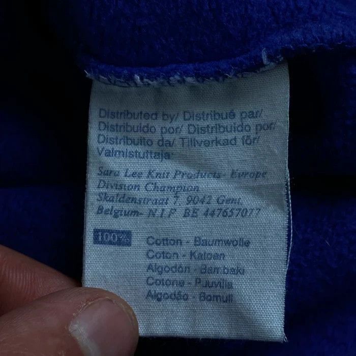Champion × Vintage Mens Sweatshirt Champion Vintage Size XL Blue Size US XL / EU 56 / 4 - 7 Thumbnail