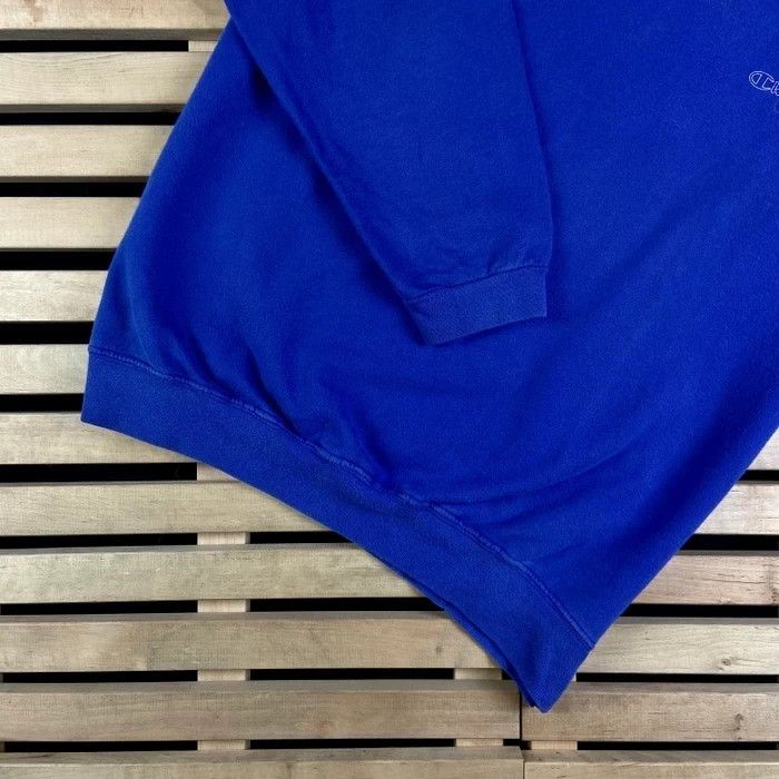 Champion × Vintage Mens Sweatshirt Champion Vintage Size XL Blue Size US XL / EU 56 / 4 - 3 Thumbnail