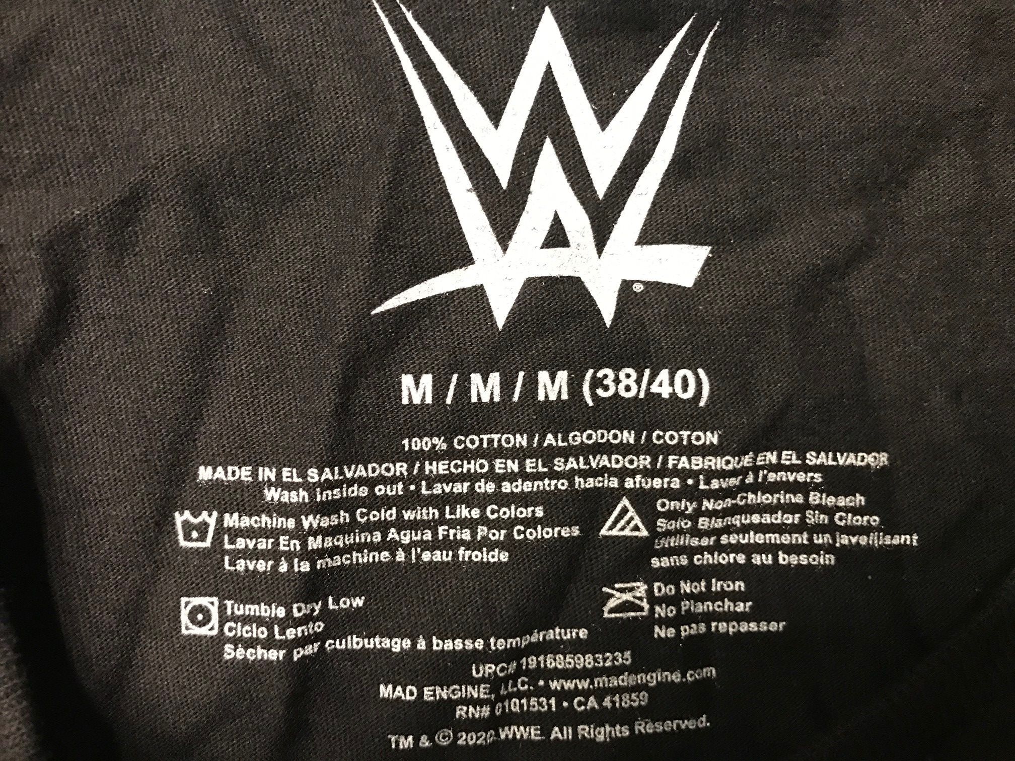 Vintage × WWE × WWF WWE WrestleMania XIV Stone Cold Vs. Shawn Michaels 1998 vtg Size US M / EU 48-50 / 2 - 2 Thumbnail