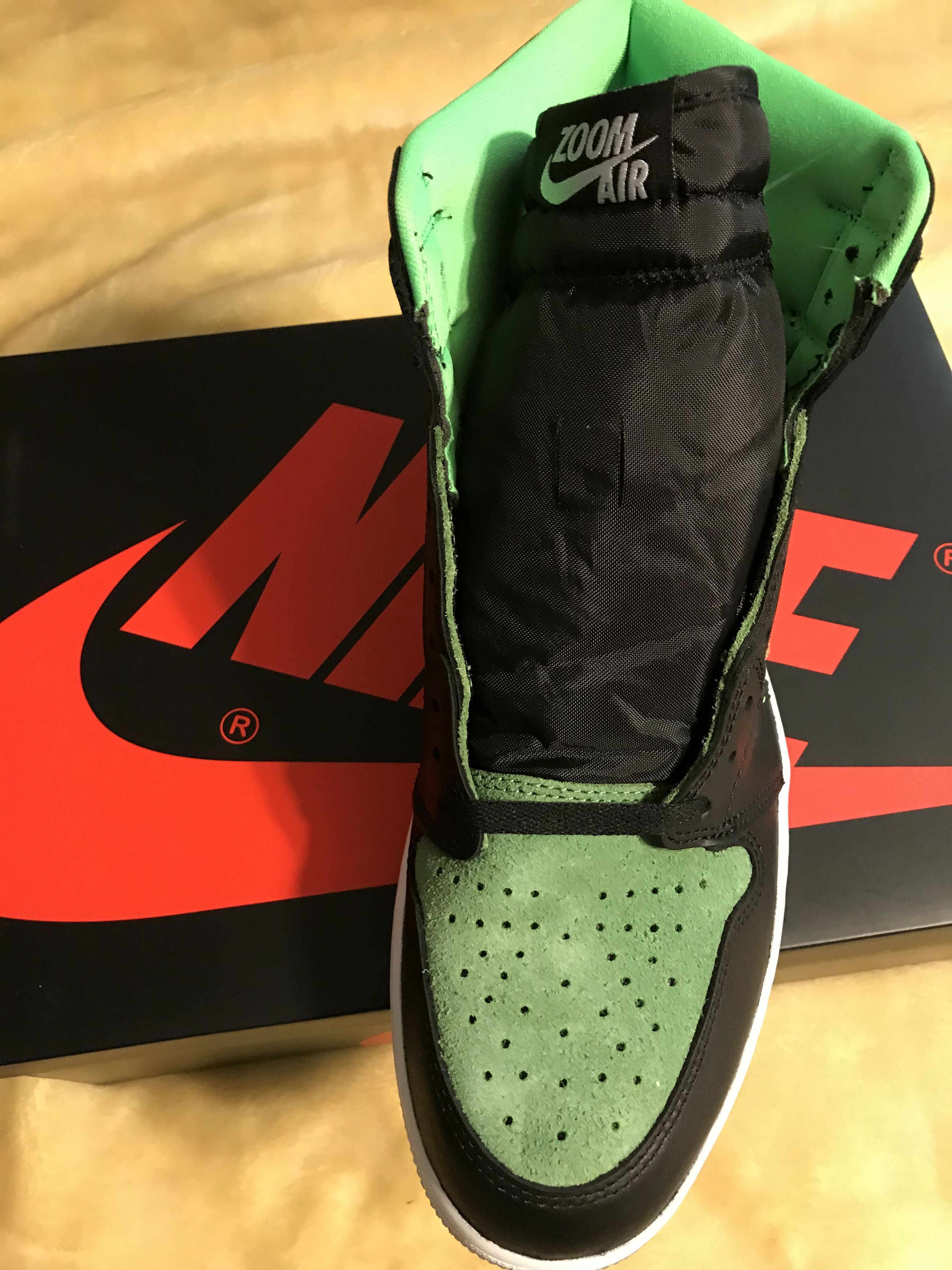 Jordan Brand Jordan 1 retro high Zoom Zen Green BNIB Size US 12 / EU 45 - 7 Thumbnail