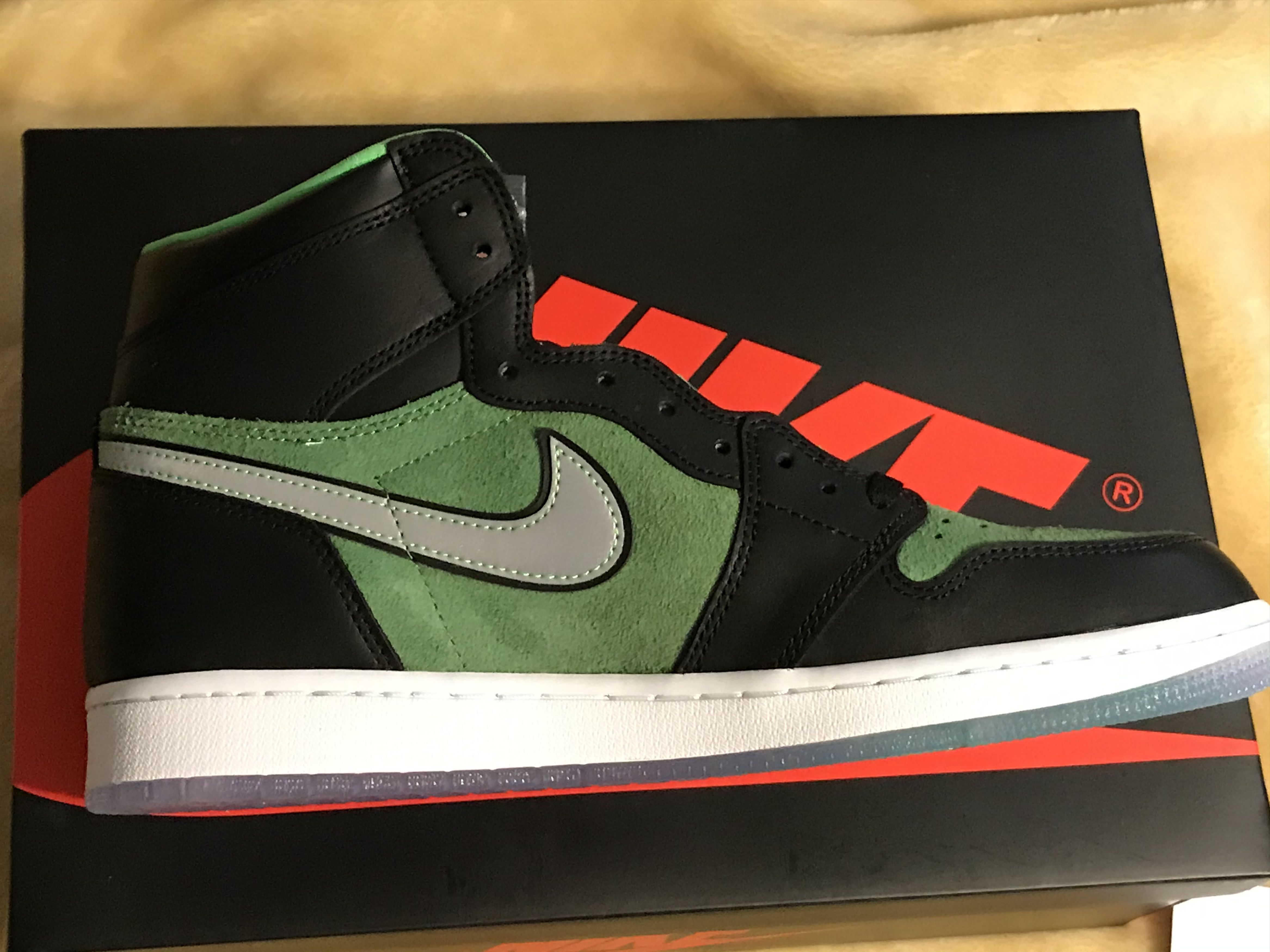 Jordan Brand Jordan 1 retro high Zoom Zen Green BNIB Size US 12 / EU 45 - 1 Thumbnail