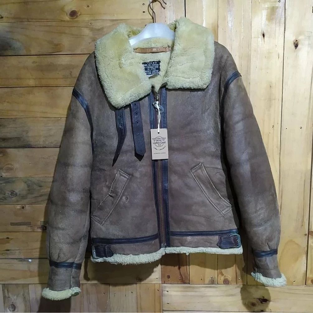 AVIREX LIMITED LEATHER TYPE B3 SHEEPSKIN FLIGHT JACKET