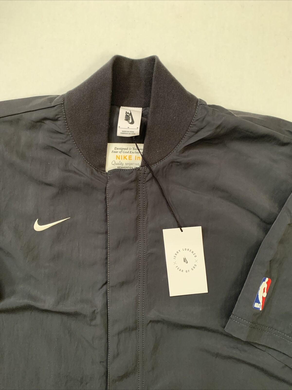 FOG × Fear of God × Nike Nike X Fear Of God Warm-Up Top Off Noir NBA Size US M / EU 48-50 / 2 - 13 Thumbnail