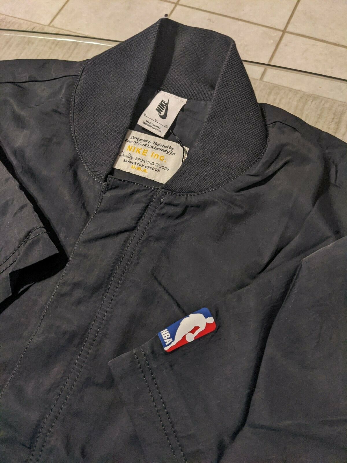 FOG × Fear of God × Nike Nike X Fear Of God Warm-Up Top Off Noir NBA Size US M / EU 48-50 / 2 - 3 Thumbnail