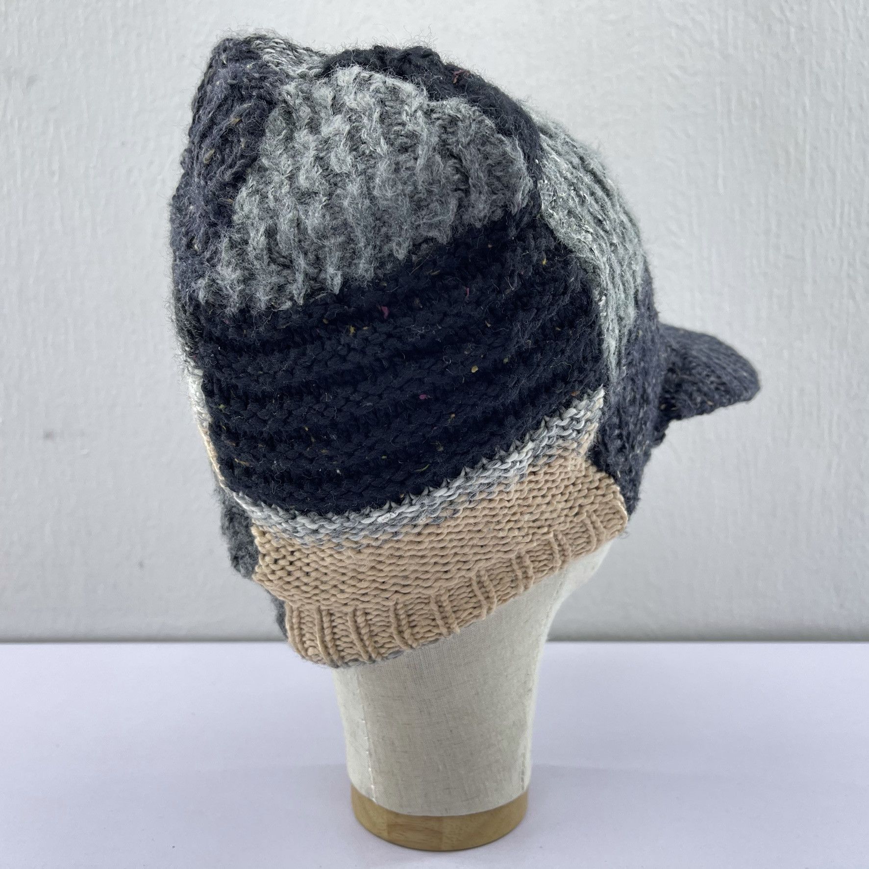 Other Phenix Nice Design Patchwork Knit Hats-BH2039 Size ONE SIZE - 4 Thumbnail