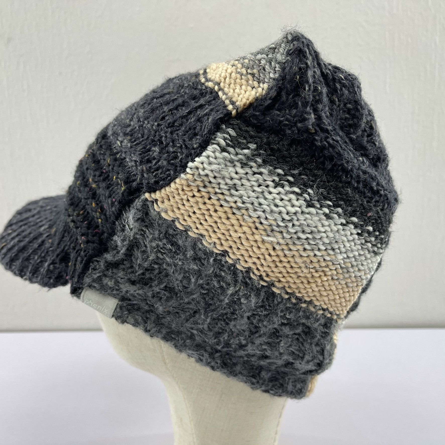 Other Phenix Nice Design Patchwork Knit Hats-BH2039 Size ONE SIZE - 5 Thumbnail