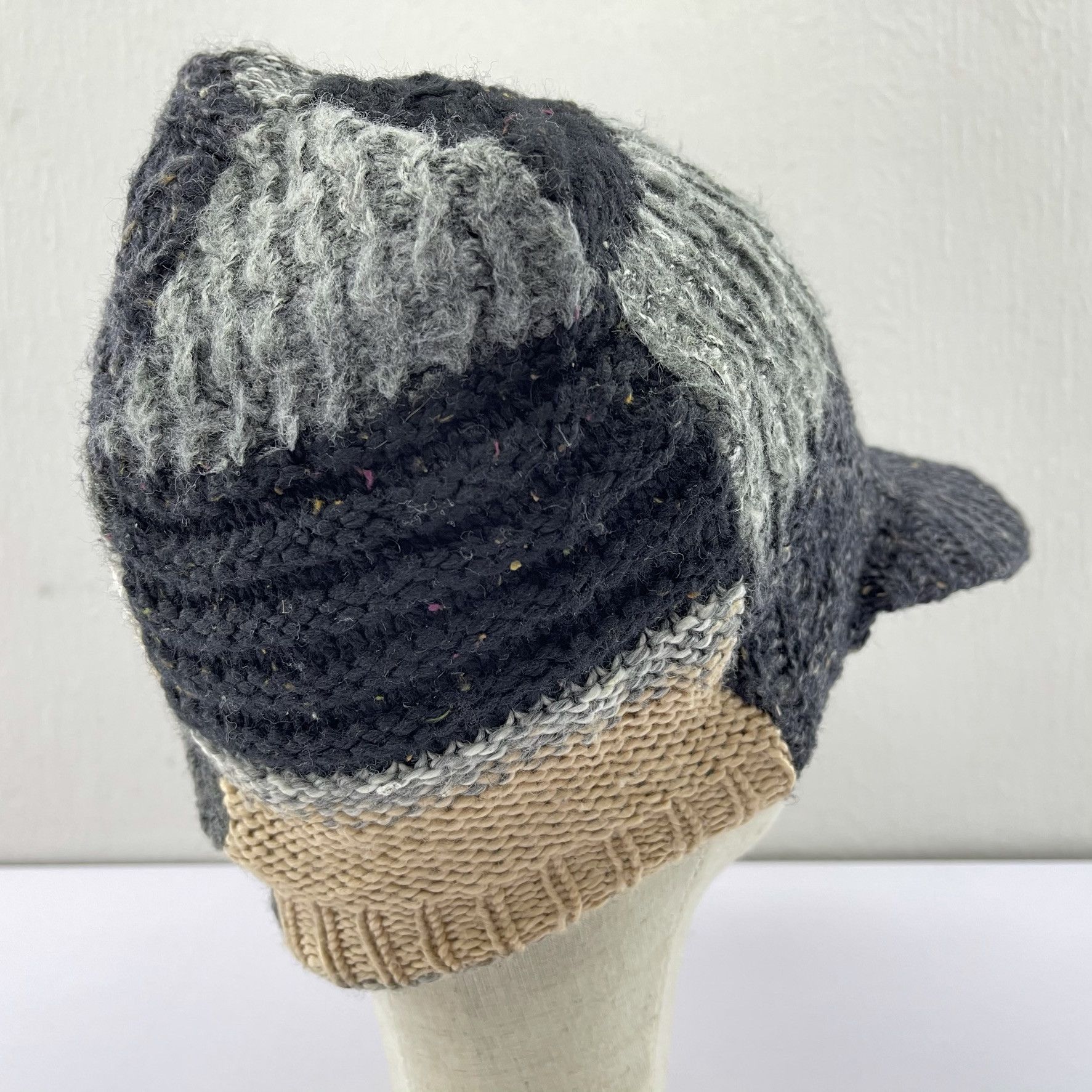 Other Phenix Nice Design Patchwork Knit Hats-BH2039 Size ONE SIZE - 6 Thumbnail