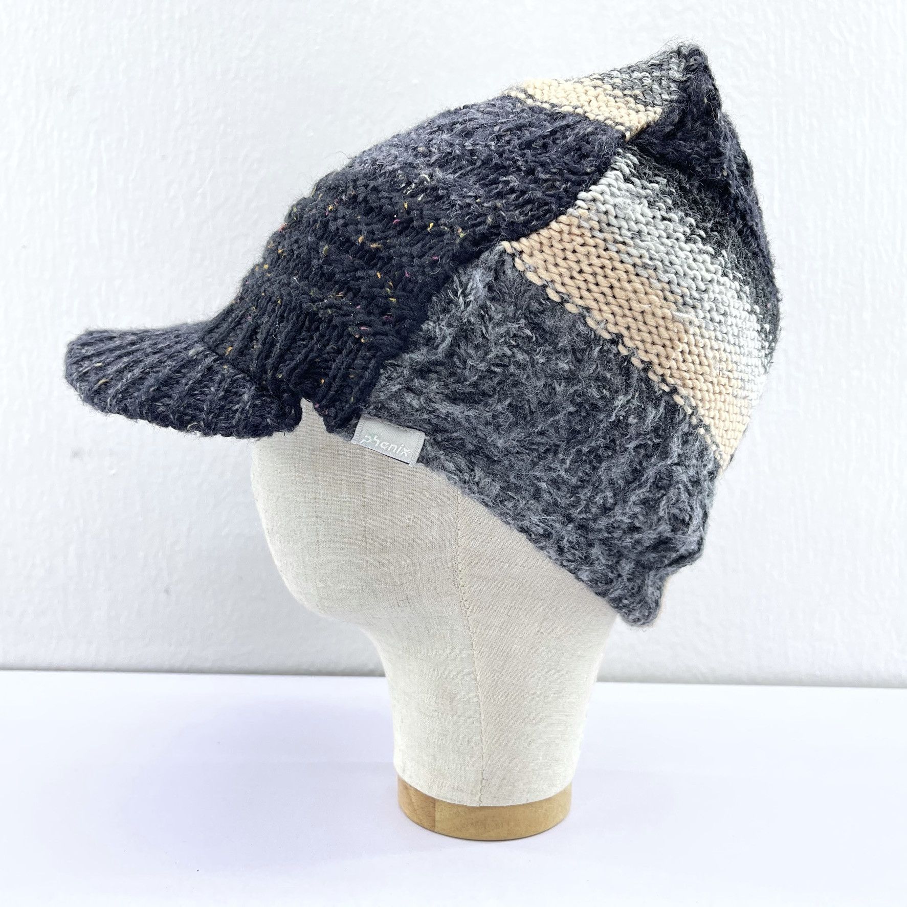 Other Phenix Nice Design Patchwork Knit Hats-BH2039 Size ONE SIZE - 1 Thumbnail