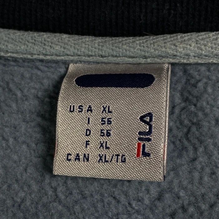 Fila × Vintage Mens Fleece Pullover Sweatshirt Fila Vintage Size XL Size US XL / EU 56 / 4 - 5 Thumbnail