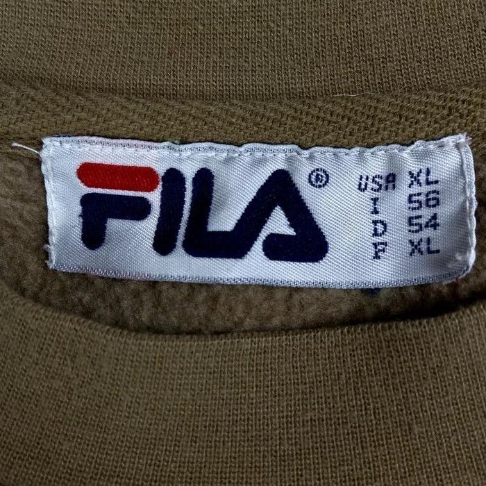 Fila × Vintage Mens Sweatshirt Fila Vintage Size XL Brown Size US XL / EU 56 / 4 - 6 Thumbnail