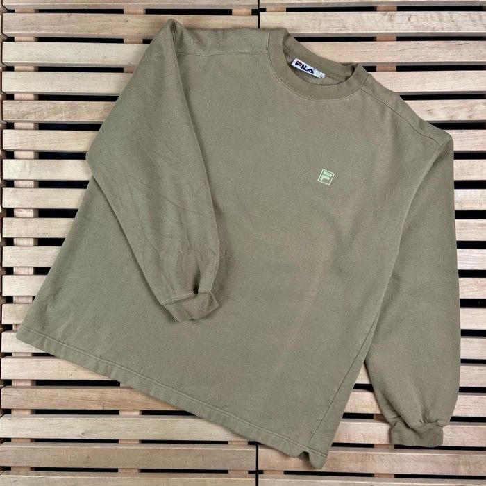 Fila × Vintage Mens Sweatshirt Fila Vintage Size XL Brown Size US XL / EU 56 / 4 - 1 Thumbnail