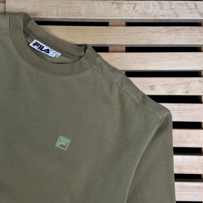 Fila × Vintage Mens Sweatshirt Fila Vintage Size XL Brown Size US XL / EU 56 / 4 - 2 Thumbnail