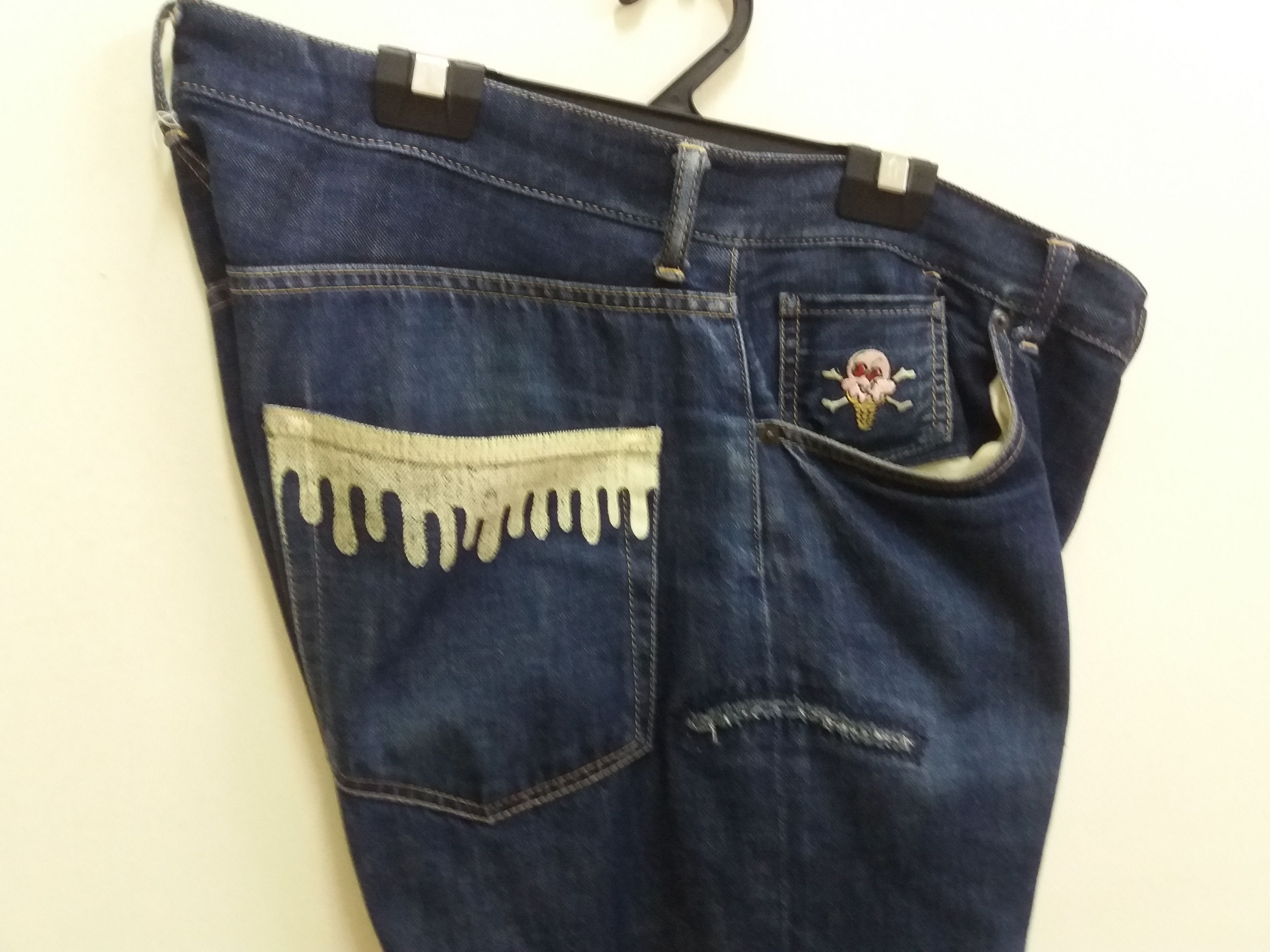 Billionaire Boys Club Billionaire Boys Club distress blue denim jeans Size US 36 / EU 52 - 11 Thumbnail