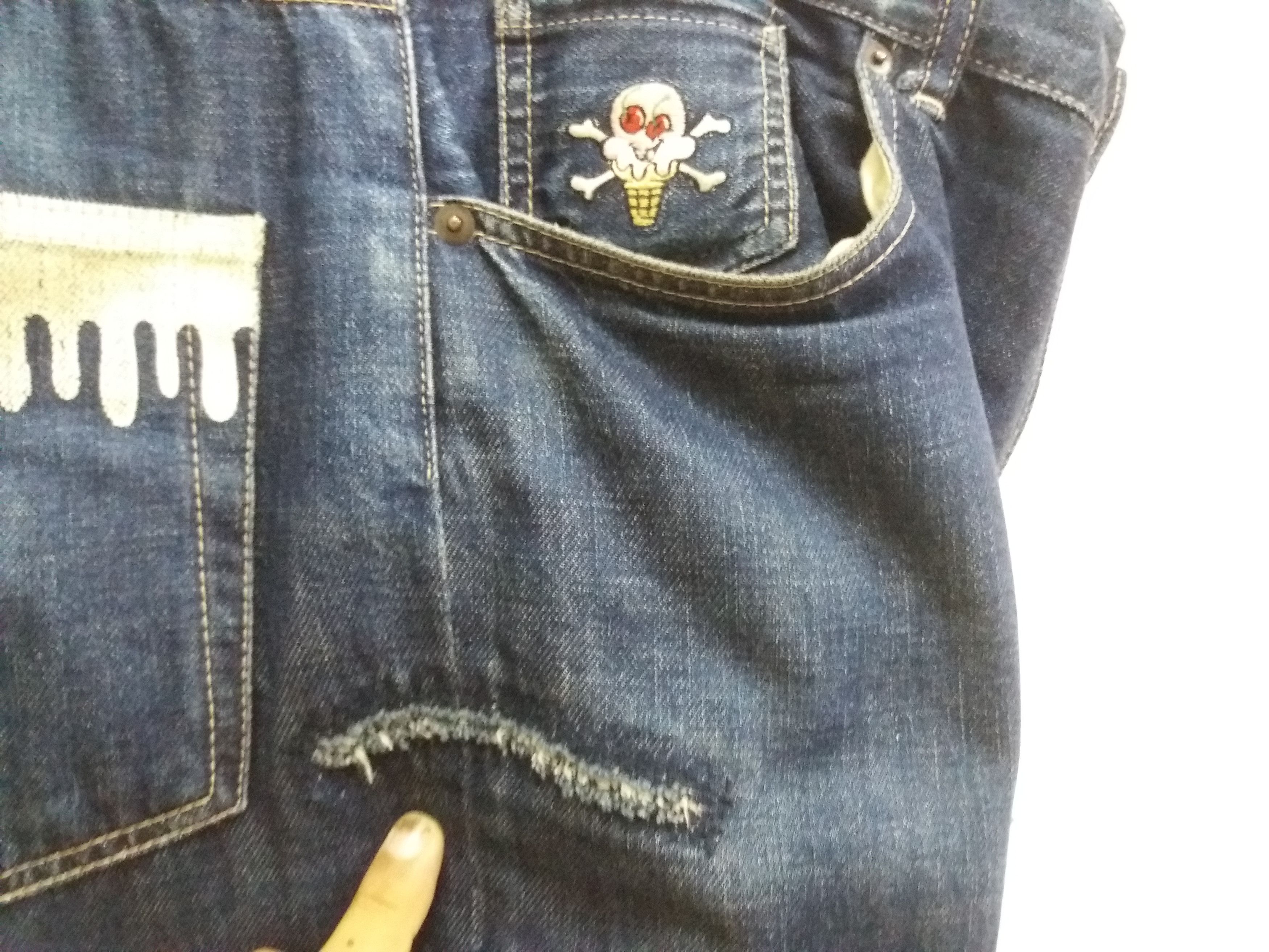 Billionaire Boys Club Billionaire Boys Club distress blue denim jeans Size US 36 / EU 52 - 12 Thumbnail