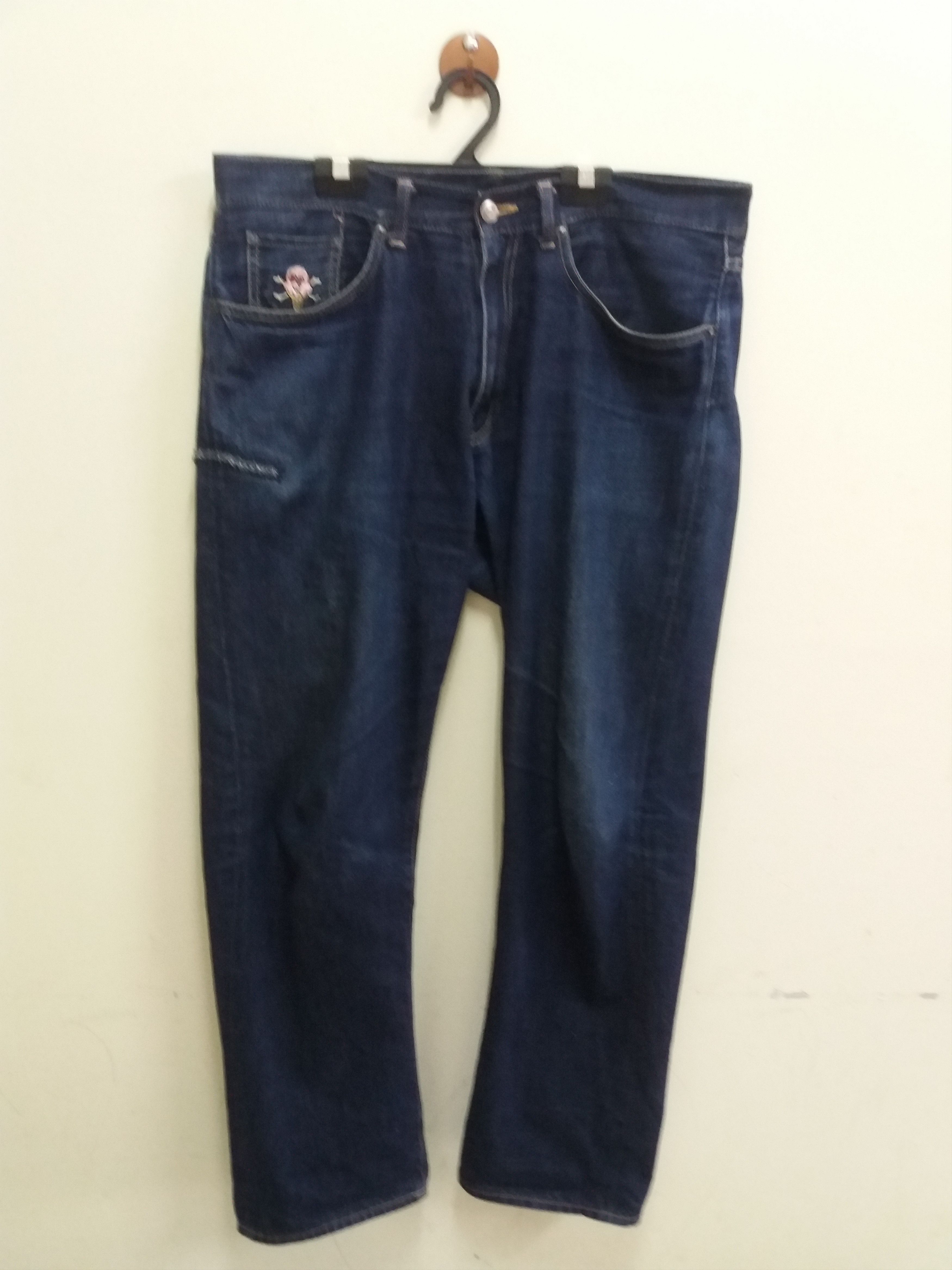 Billionaire Boys Club Billionaire Boys Club distress blue denim jeans Size US 36 / EU 52 - 1 Thumbnail