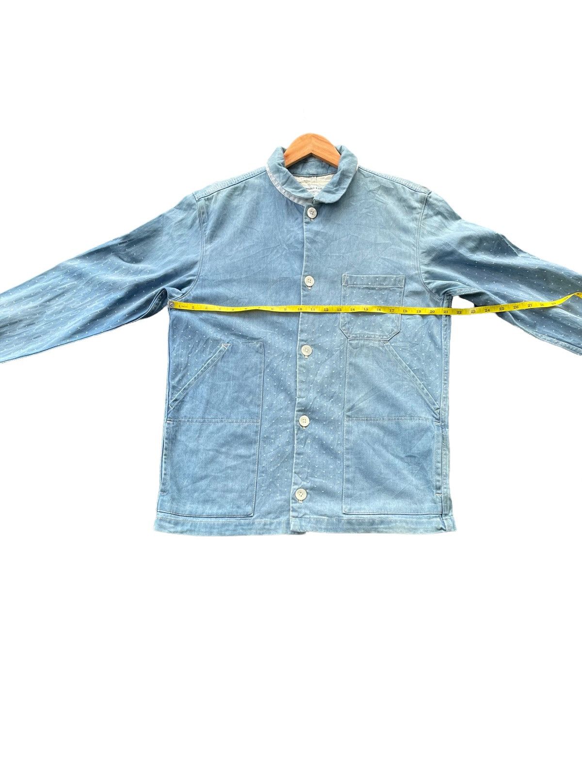 Japanese Brand R.Newbold Sashiko Chore Jacket Size US M / EU 48-50 / 2 - 2 Thumbnail