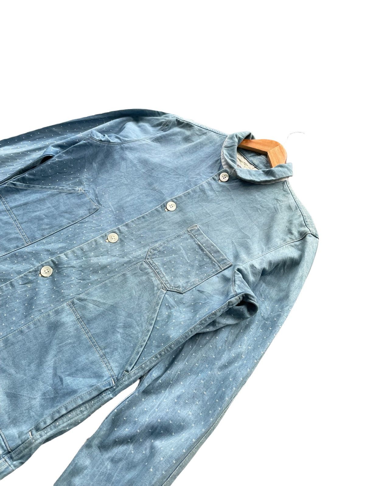 Japanese Brand R.Newbold Sashiko Chore Jacket Size US M / EU 48-50 / 2 - 4 Thumbnail