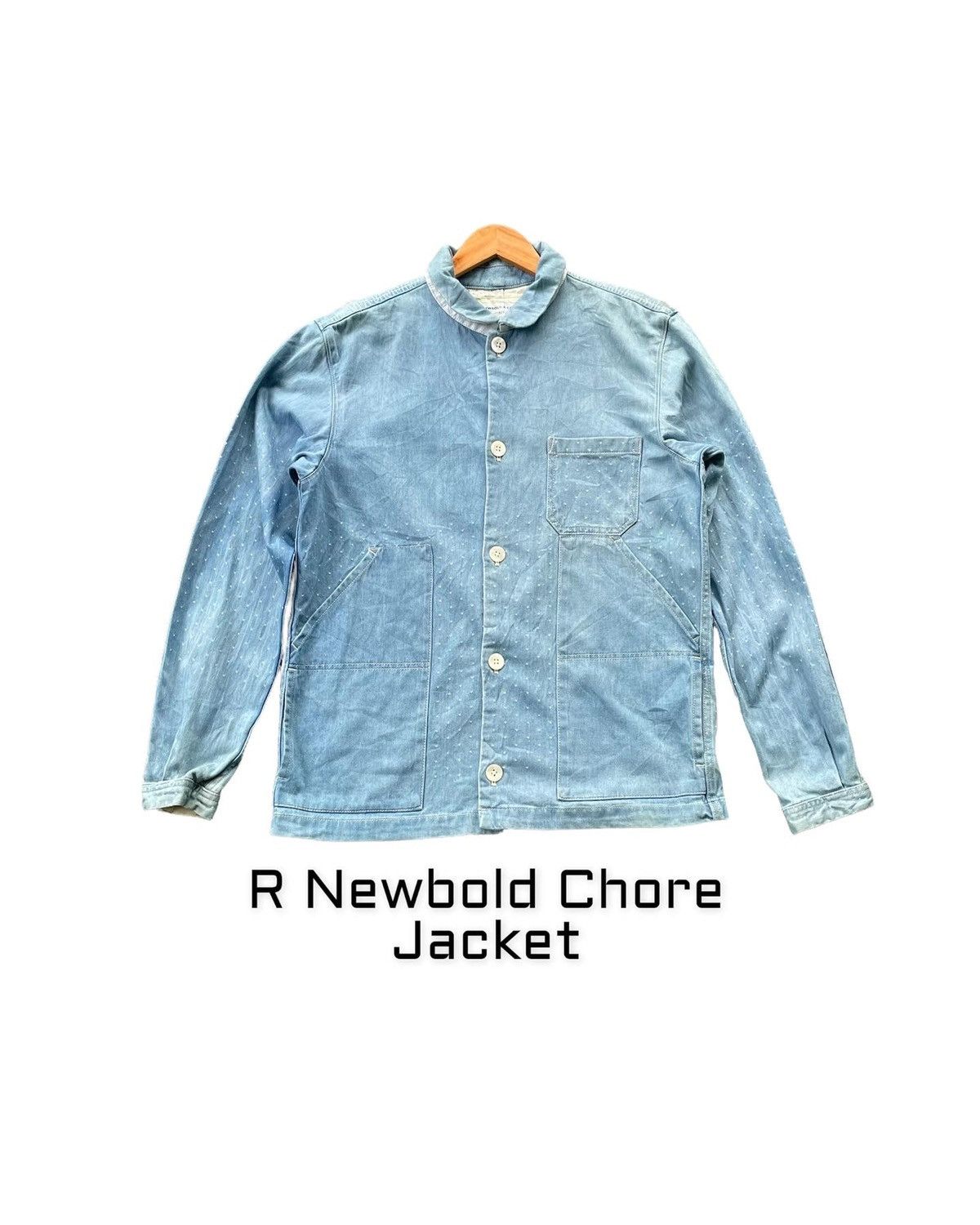 Japanese Brand R.Newbold Sashiko Chore Jacket Size US M / EU 48-50 / 2 - 1 Thumbnail