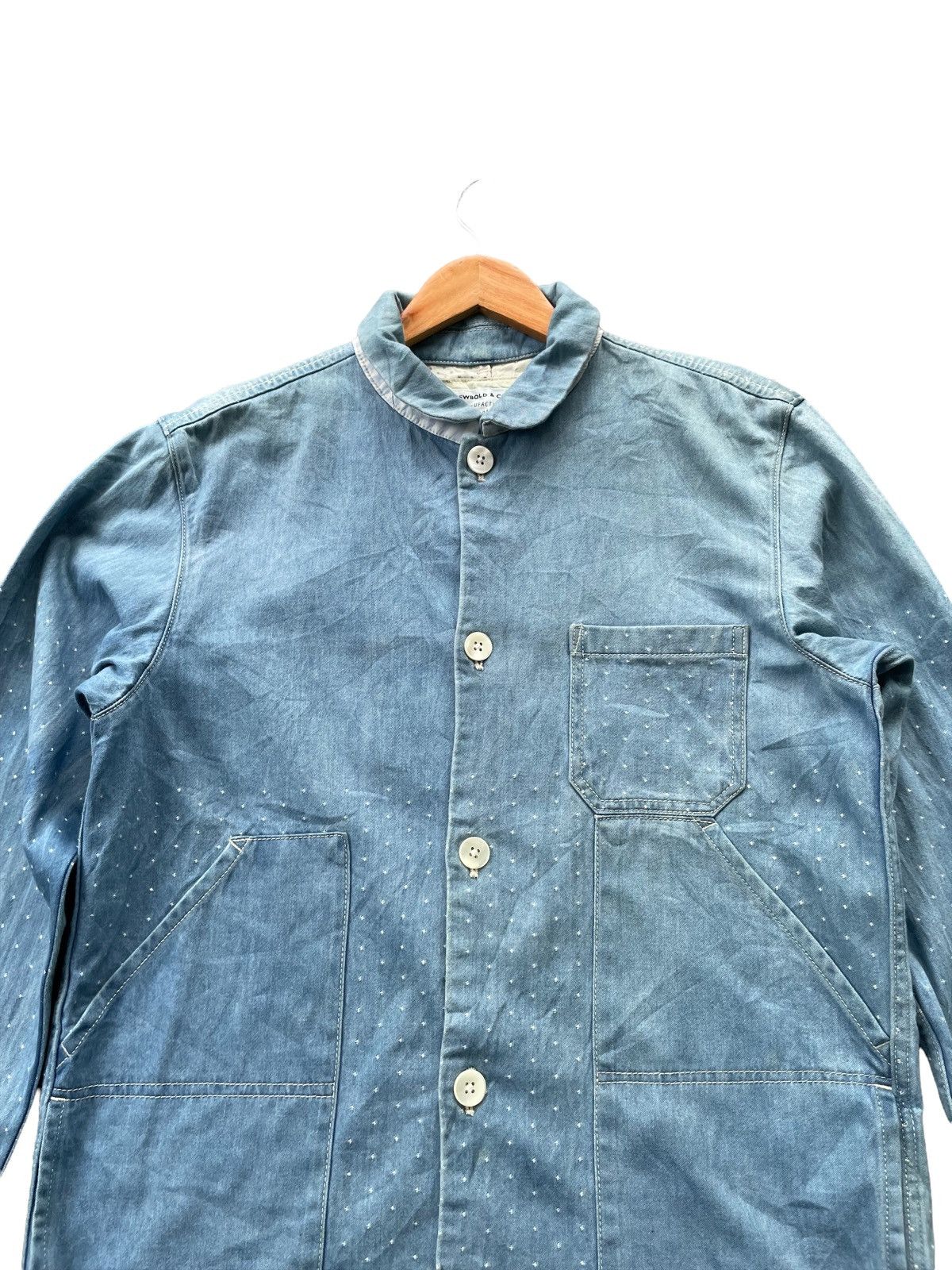 Japanese Brand R.Newbold Sashiko Chore Jacket Size US M / EU 48-50 / 2 - 5 Thumbnail