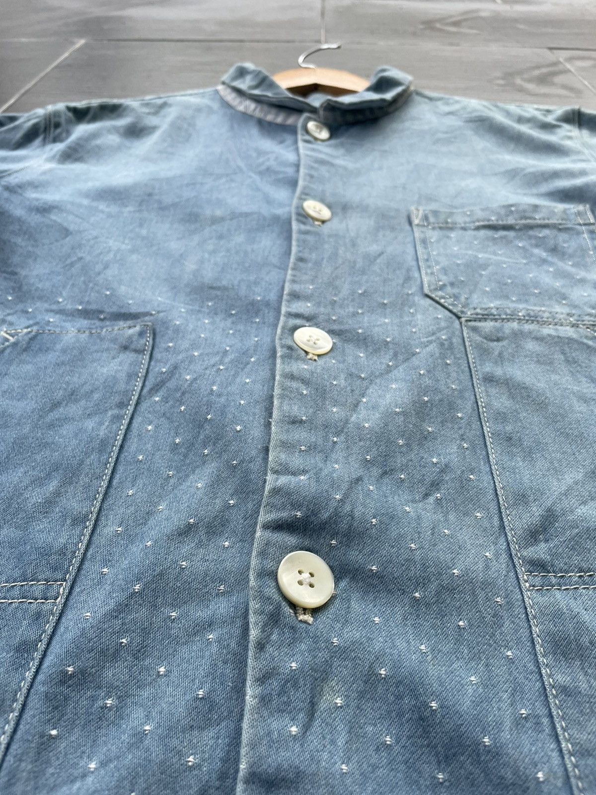 Japanese Brand R.Newbold Sashiko Chore Jacket Size US M / EU 48-50 / 2 - 13 Thumbnail