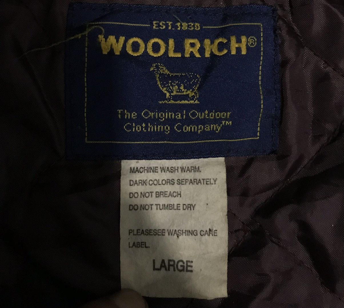Woolrich Woolen Mills WOOLRICH THE ORIGINAL OUTDOOR CLOTHING COMPANY JACKET Size US L / EU 52-54 / 3 - 10 Thumbnail