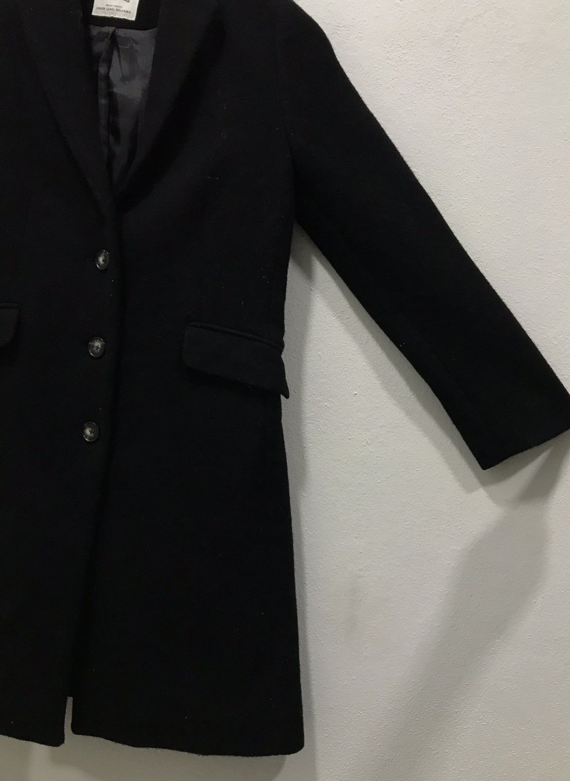 Japanese Brand × United Arrows HAMILTON LAMBSWOOL UNITED ARROWS LONG BLAZER COAT Size US M / EU 48-50 / 2 - 4 Thumbnail