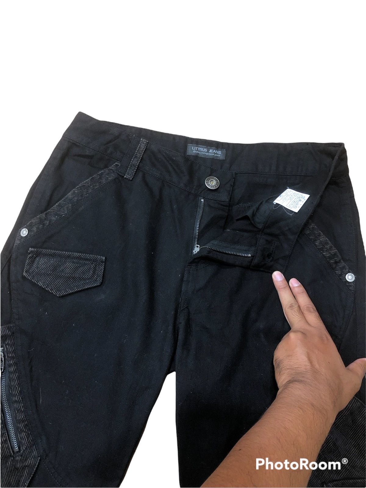 Japanese Brand Litmus Cargo Pants Tactical Multipocket Baggy Hip Hop Size US 32 / EU 48 - 3 Thumbnail