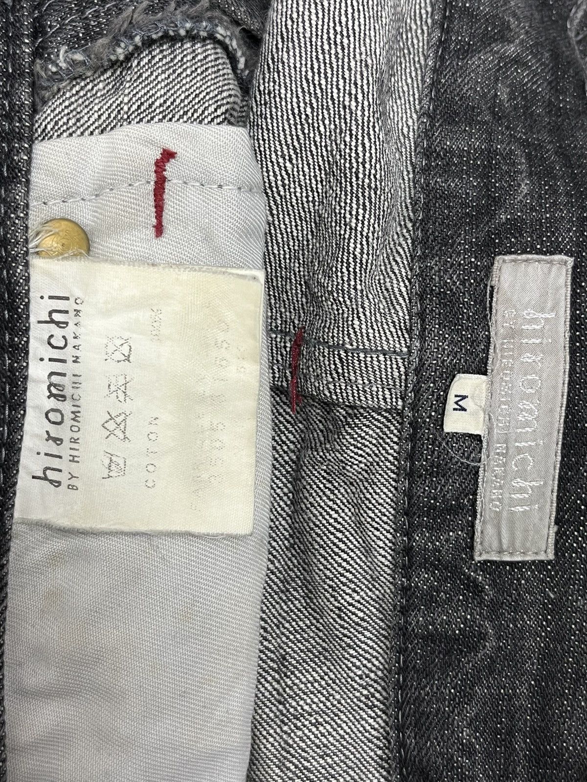 Real Japan Blues 🔥Vintage HIROMICHI Thrashed Natural Worn-Out Selvedge Denim Size US 32 / EU 48 - 20 Thumbnail