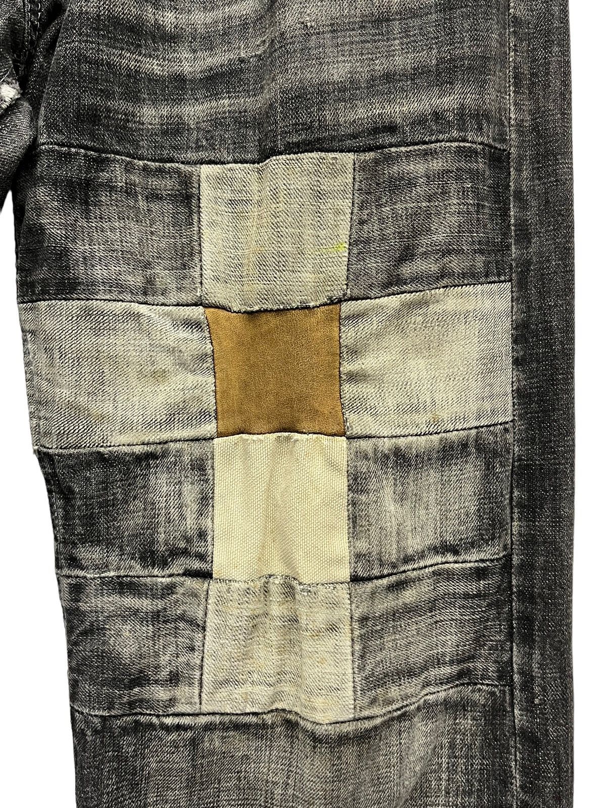 Real Japan Blues 🔥Vintage HIROMICHI Thrashed Natural Worn-Out Selvedge Denim Size US 32 / EU 48 - 6 Thumbnail