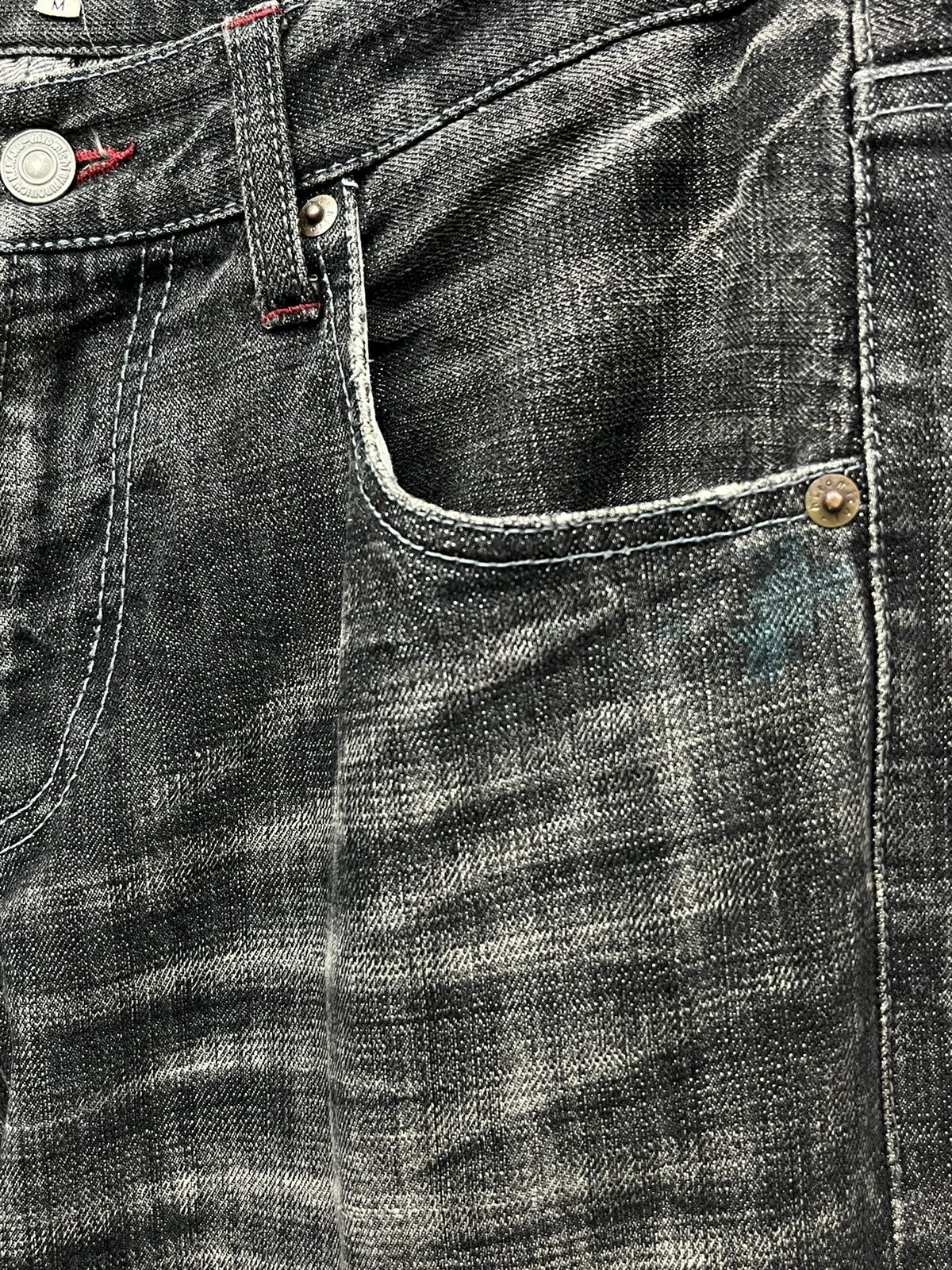 Real Japan Blues 🔥Vintage HIROMICHI Thrashed Natural Worn-Out Selvedge Denim Size US 32 / EU 48 - 17 Thumbnail